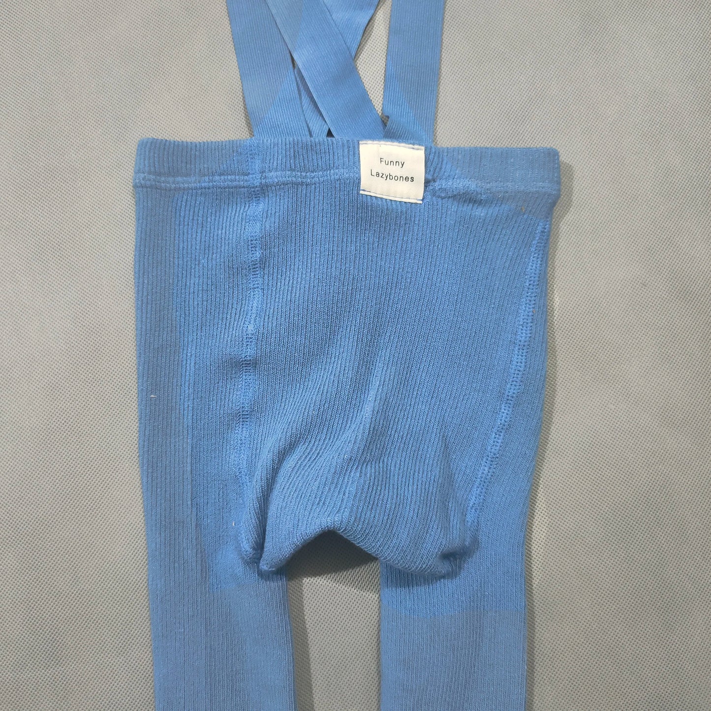 Spanish Spring And Autumn Models High Waist Suspenders Cropped Trousers Baby Big PP Baby Leggings