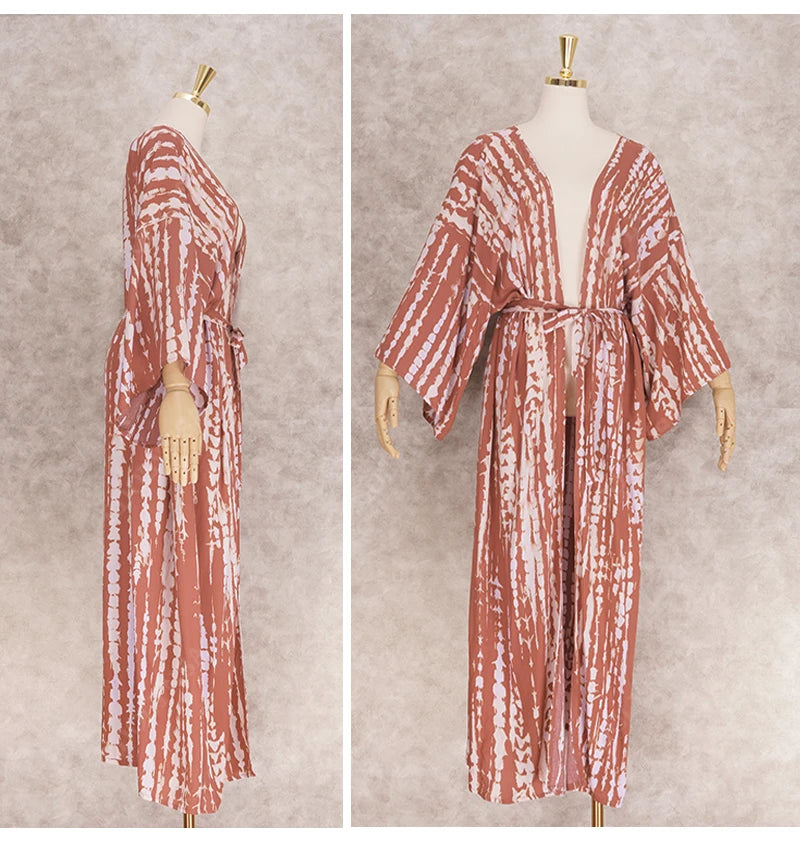 Embroidery Kaftan Beach Tunic Beach Cover up Saida de Praia Swimsuit Women Bikini cover up Pareo Sarong Beachwear Q882