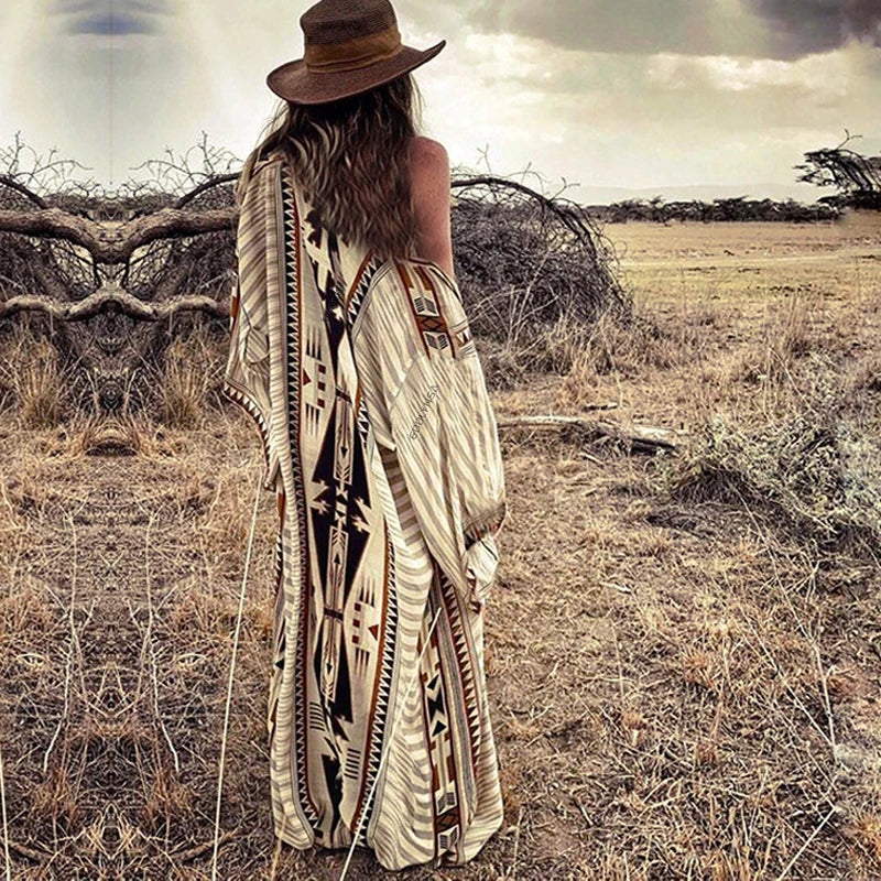 Embroidery Kaftan Beach Tunic Beach Cover up Saida de Praia Swimsuit Women Bikini cover up Pareo Sarong Beachwear Q882