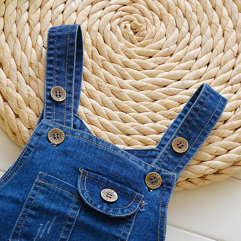 IENENS Kids Baby Boy Clothes Clothing Pants Girl Denim Jumper Jeans Overalls Toddler Infant Playsuit Dungarees Children Trousers