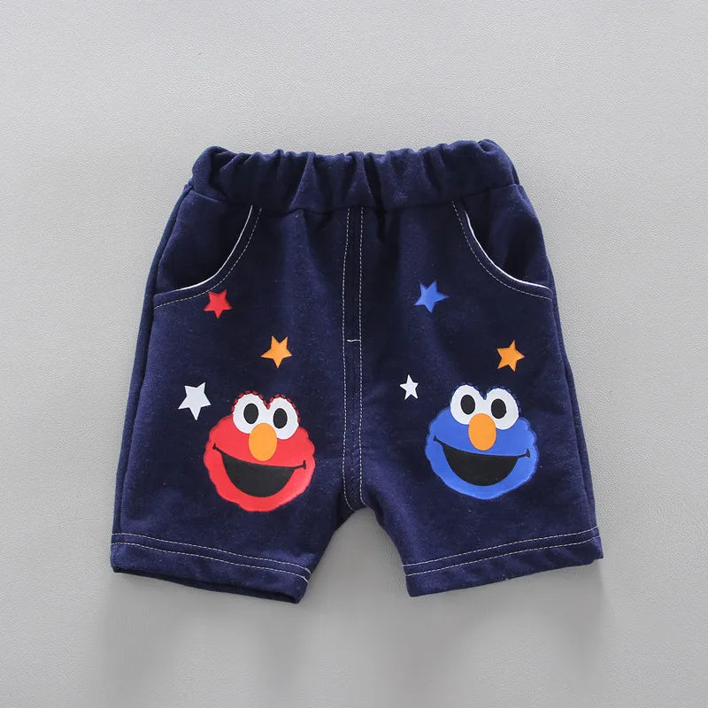 Summer Children Boys Girls Clothes Kids Cartoon Clothing Infant Suit Toddler T-Shirt Pants Set Kids Casual Tracksuit 0-4 Years