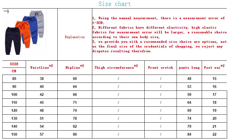 Spring Best Selling Boy's Pants Candy Color Girl's Sports Trousers Fall Sweatpants Autumn Teenage Children Active Clothing 2-12Y