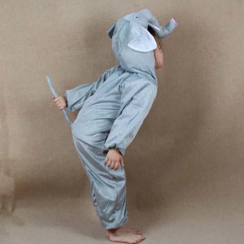 Umorden Children Kids Girls Boys Cartoon Animals Costumes Performance Jumpsuit Elephant Children's Day Halloween Costume Cloth