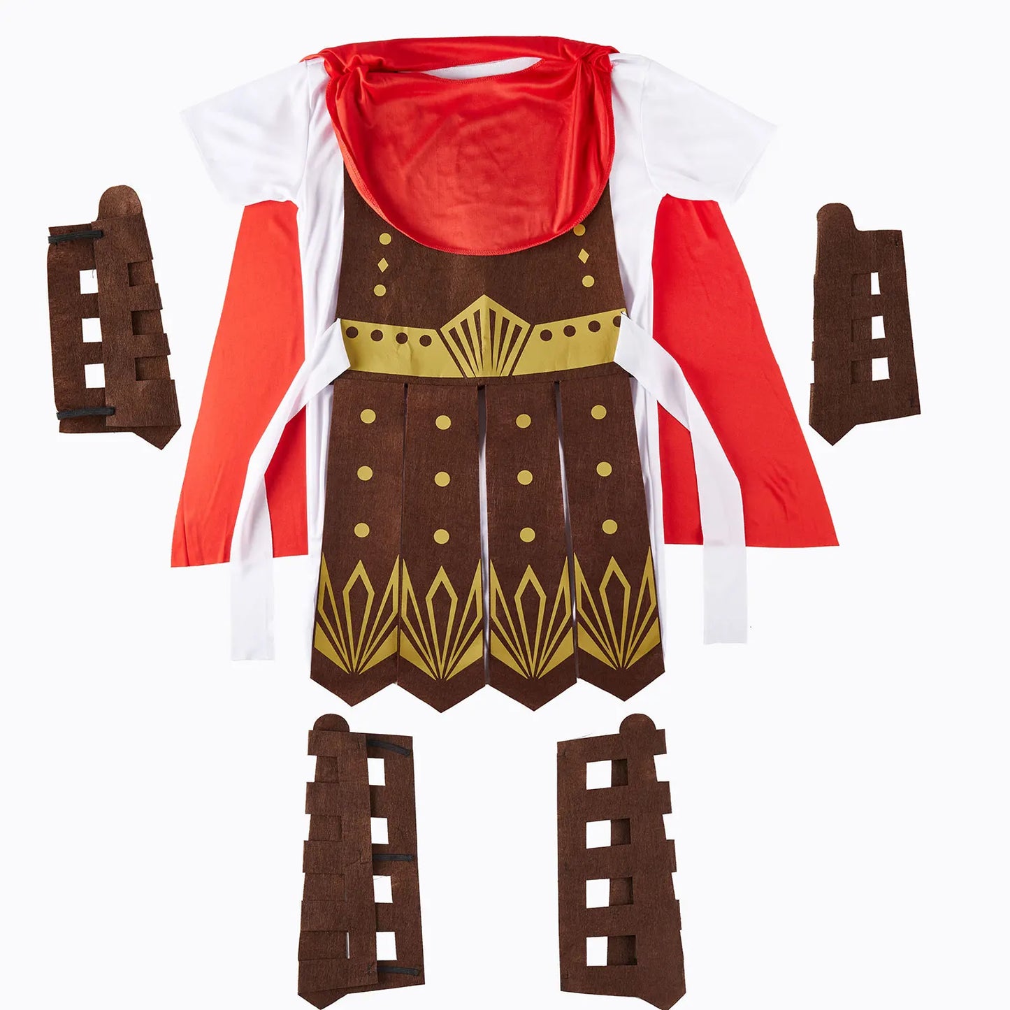 Child Greek Roman Warrior Gladiator Costume Boys Knight Julius Caesar Cosplay Halloween Party Carnival Mardi Gras Fancy Dress