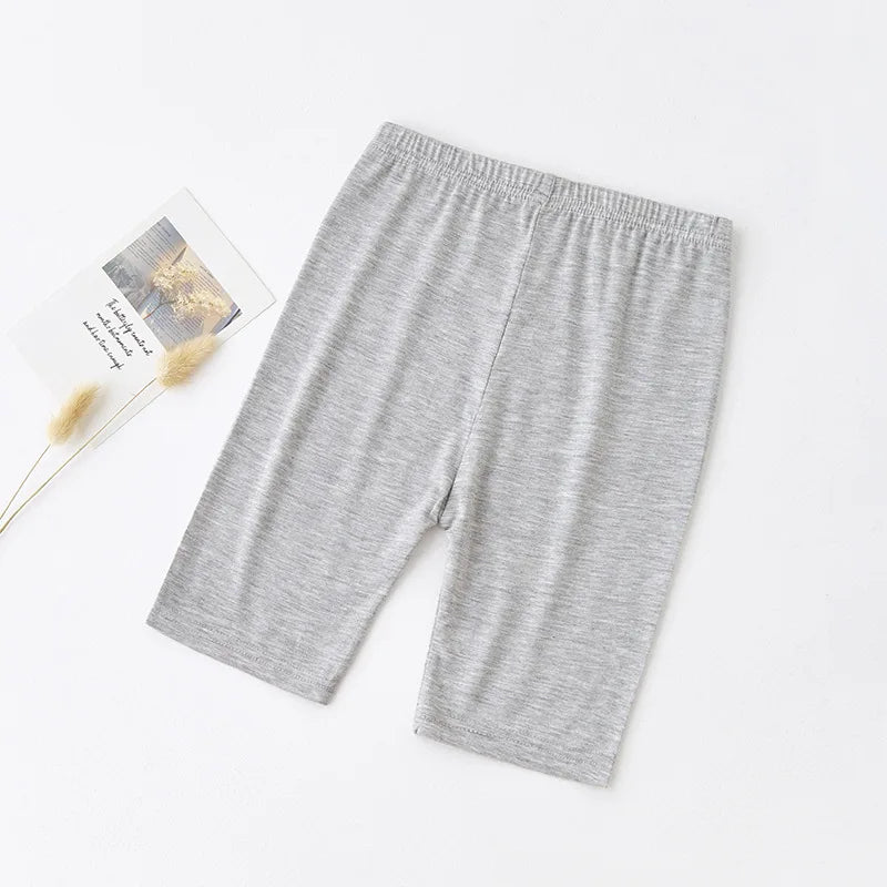Summer Girls Pants Candy Color Kids Clothes Teenager Panty Trousers Casual Baby Bottoms Sport Knee Length Girl Leggings