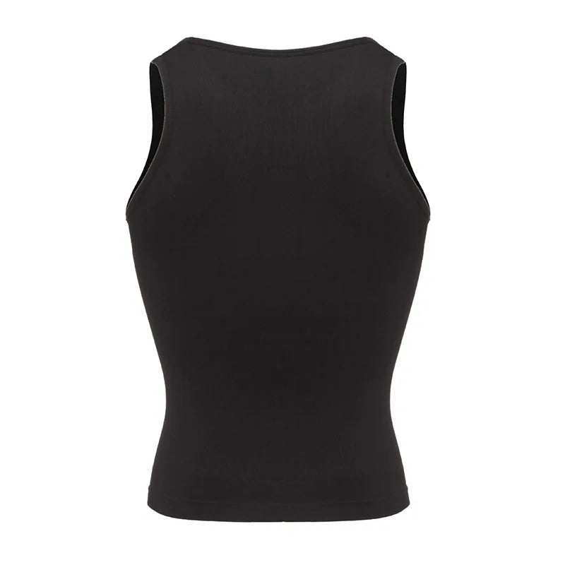 Mens Slimming Body Shaper Shapewear Abs Abdomen Compression Shirt to Hide Gynecomastia Moobs Workout Tank Tops Undershirts