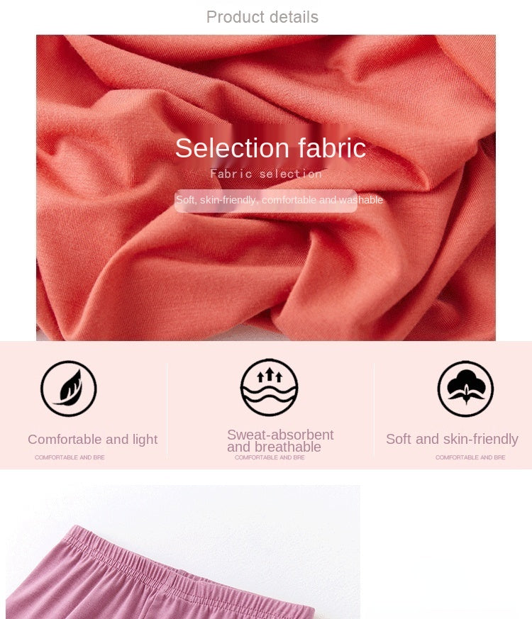 Summer Girls Pants Candy Color Kids Clothes Teenager Panty Trousers Casual Baby Bottoms Sport Knee Length Girl Leggings
