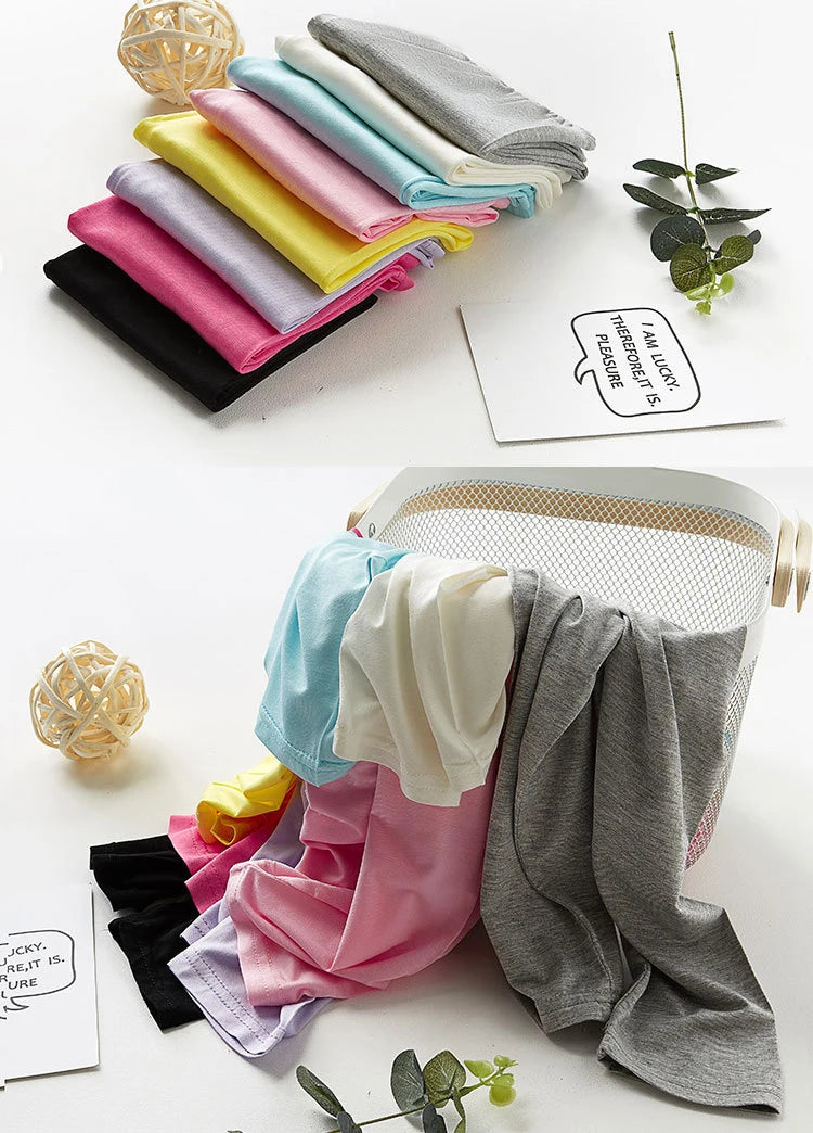 Summer Clothes Baby Girl Pants Children Cropped Pants Candy Color Calf-Length Girls Leggings Skinny Kids Trousers 2-12 Yrs