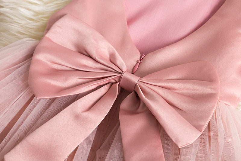 2023 Girls Baby Summer Dress Wedding Birthday Party Fluffy Lace Dress 1-5 Y Toddler Dress Elegant Tutu Vestidos Kids Clothes