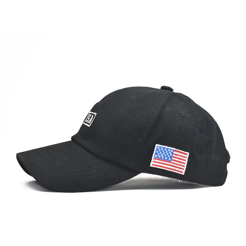 FS White American Flag Baseball Caps For Men Brand Streetwear Hip Hop Cap Cotton Women Snapback Trucker Hats Bones Masculinos