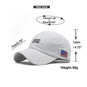 FS White American Flag Baseball Caps For Men Brand Streetwear Hip Hop Cap Cotton Women Snapback Trucker Hats Bones Masculinos