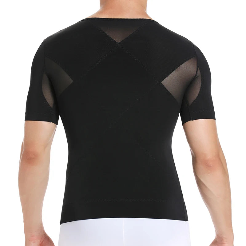 Men Body Shaper Waist Trainer Tummy Control T-Shirt Compression Shirts Weight Loss Slimming Underwear Abdomen Slim Tank Tops