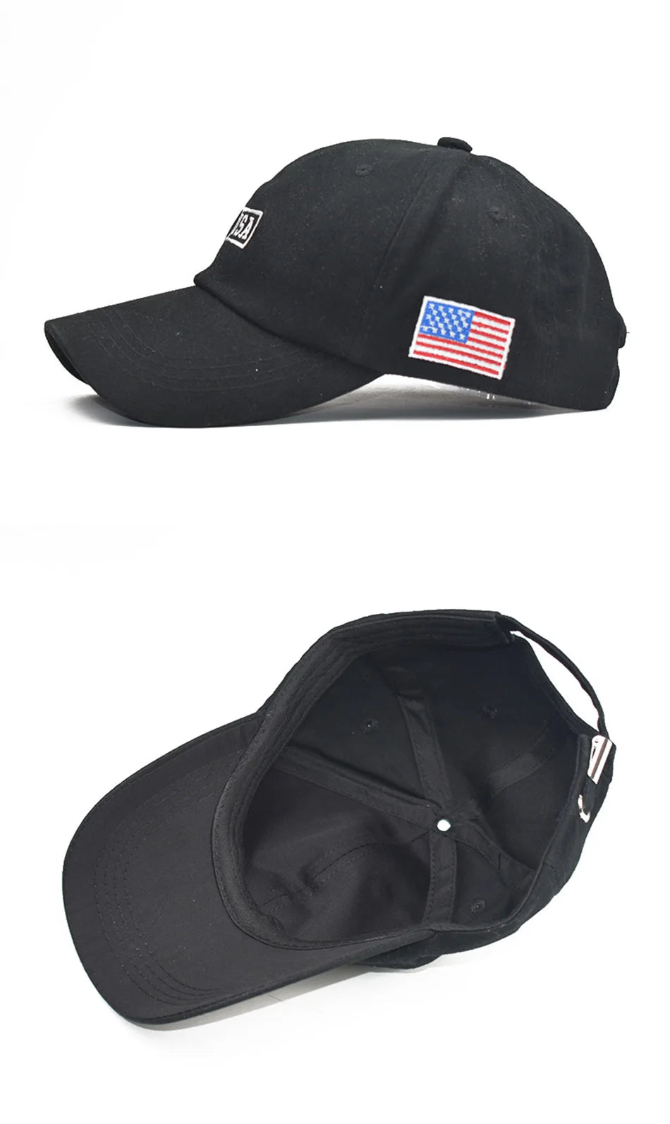 FS White American Flag Baseball Caps For Men Brand Streetwear Hip Hop Cap Cotton Women Snapback Trucker Hats Bones Masculinos