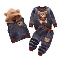 Autumn Winter Baby Girls Boys Jacket Children Cute Ears Hooded Down Coat Toddler Long Sleeve Clothes Kids Windproof Outerwear