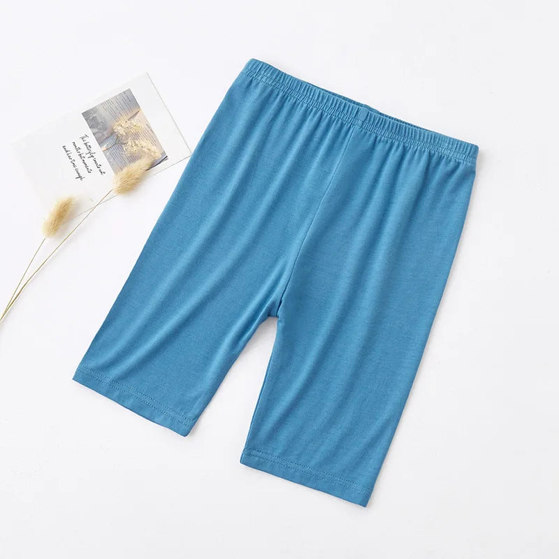 Summer Girls Pants Candy Color Kids Clothes Teenager Panty Trousers Casual Baby Bottoms Sport Knee Length Girl Leggings