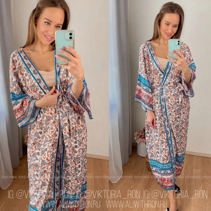 Embroidery Kaftan Beach Tunic Beach Cover up Saida de Praia Swimsuit Women Bikini cover up Pareo Sarong Beachwear Q882