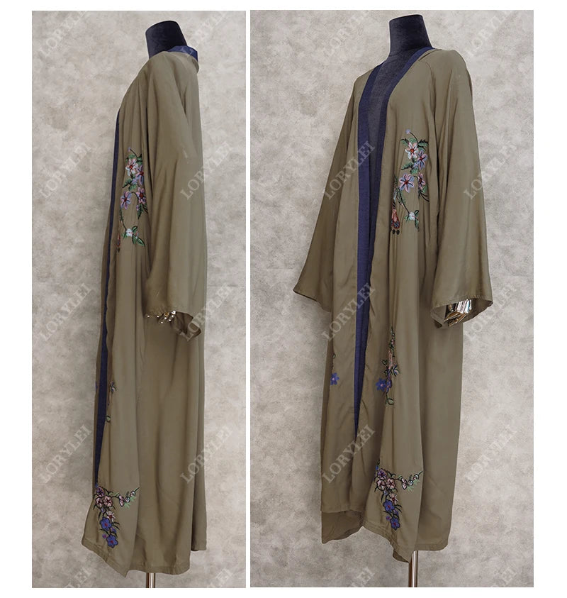 Embroidery Kaftan Beach Tunic Beach Cover up Saida de Praia Swimsuit Women Bikini cover up Pareo Sarong Beachwear Q882