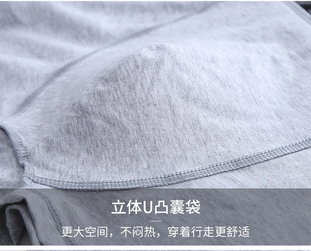 Men Boxer Shorts Men's Panties Male Underpants Calzoncillos Calecon Soft Cotton Sexy 3D Pouch Underwear Boxershorts Larger Size