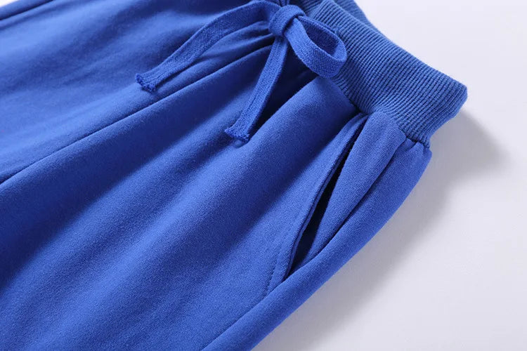 Spring Best Selling Boy's Pants Candy Color Girl's Sports Trousers Fall Sweatpants Autumn Teenage Children Active Clothing 2-12Y