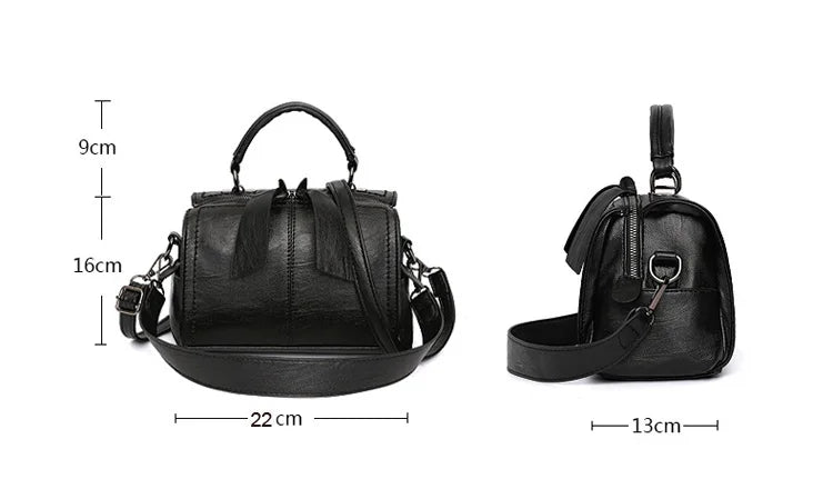REPRCLA Fashion Elegant Handbag Women Shoulder Bag High Quality Crossbody Bags Designer PU Leather Ladies Hand Bags Tote