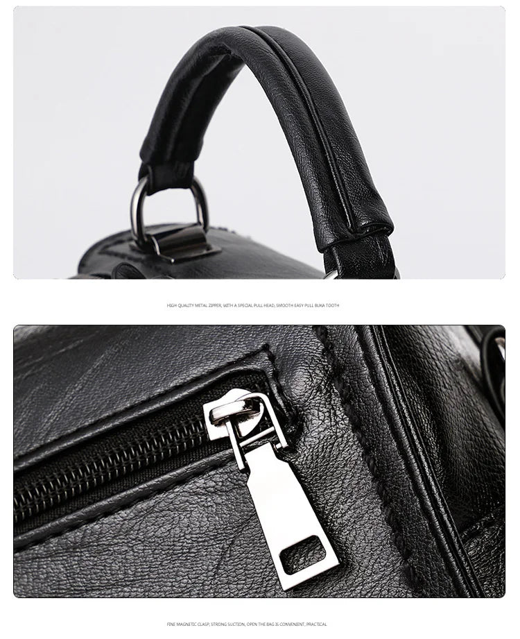 REPRCLA Fashion Elegant Handbag Women Shoulder Bag High Quality Crossbody Bags Designer PU Leather Ladies Hand Bags Tote