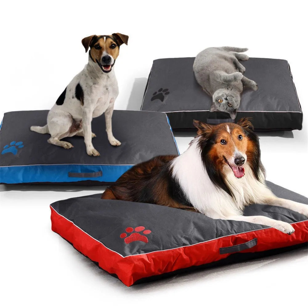 Dog Beds for Large Dogs House Sofa Kennel Square Pillow Husky Labrador Teddy Large Dogs Cat House Beds Mats