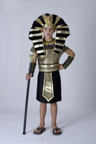 Umorden Halloween Costumes Boy Girl Ancient Egypt Egyptian Pharaoh Cleopatra Prince Princess Costume for Children Kids Cosplay