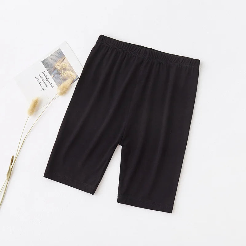 Summer Girls Pants Candy Color Kids Clothes Teenager Panty Trousers Casual Baby Bottoms Sport Knee Length Girl Leggings