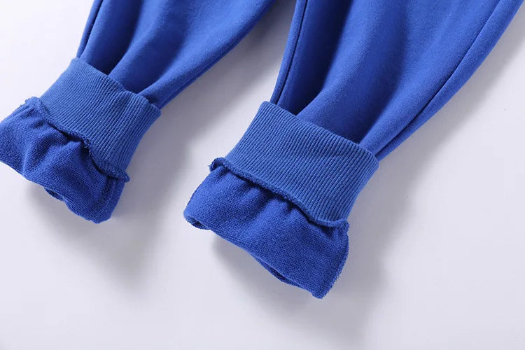 Spring Best Selling Boy's Pants Candy Color Girl's Sports Trousers Fall Sweatpants Autumn Teenage Children Active Clothing 2-12Y