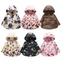 Autumn Winter Baby Girls Boys Jacket Children Cute Ears Hooded Down Coat Toddler Long Sleeve Clothes Kids Windproof Outerwear