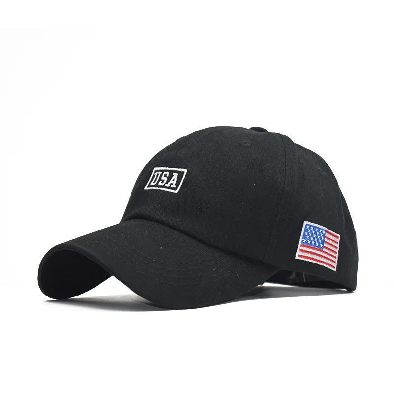 FS White American Flag Baseball Caps For Men Brand Streetwear Hip Hop Cap Cotton Women Snapback Trucker Hats Bones Masculinos