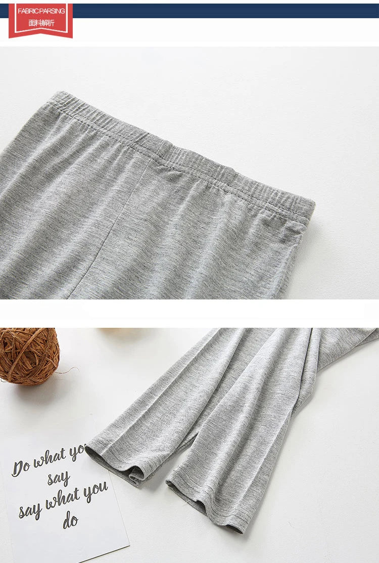 Summer Clothes Baby Girl Pants Children Cropped Pants Candy Color Calf-Length Girls Leggings Skinny Kids Trousers 2-12 Yrs