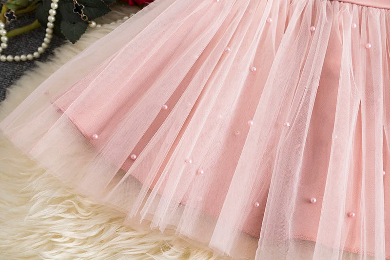 2023 Girls Baby Summer Dress Wedding Birthday Party Fluffy Lace Dress 1-5 Y Toddler Dress Elegant Tutu Vestidos Kids Clothes