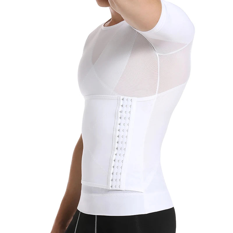 Men Body Shaper Waist Trainer Tummy Control T-Shirt Compression Shirts Weight Loss Slimming Underwear Abdomen Slim Tank Tops