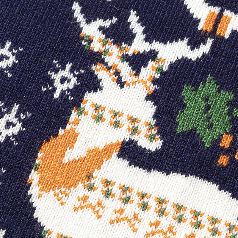 2024 Christmas Sweaters Autumn Winter Kids Warm Pullover Baby Cartoon Knitted Sweaters Children Clothes Boy Girl Xmas Jumper