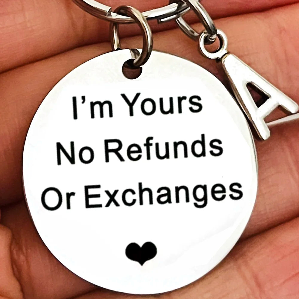 Funny Valentines Day Christmas Gift for Husband Wife Men Women Anniversary Wedding Birthday Gift Boyfriend Girlfriend Keychain