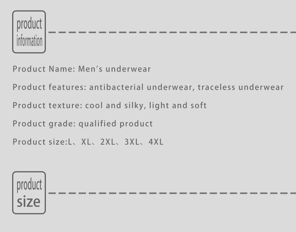 Men's Panties Ice Silk Boxer Shorts Breathable Comfortable Black Man Undrewear Mens boxer Sexy Underpants Ultrathin BoxerShorts