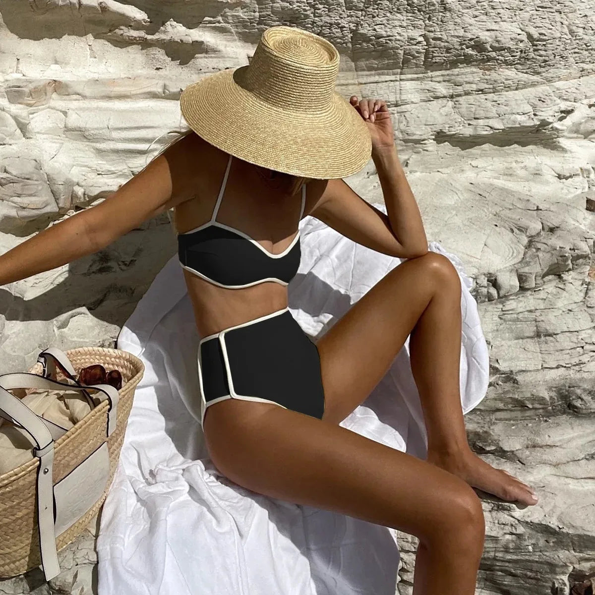 Black White Bikinis Sexy Swimwear Women Extreme Bikini Micro Biquini Swimsuit Female Bathing Suit Bodysuit Summer Beach Wear