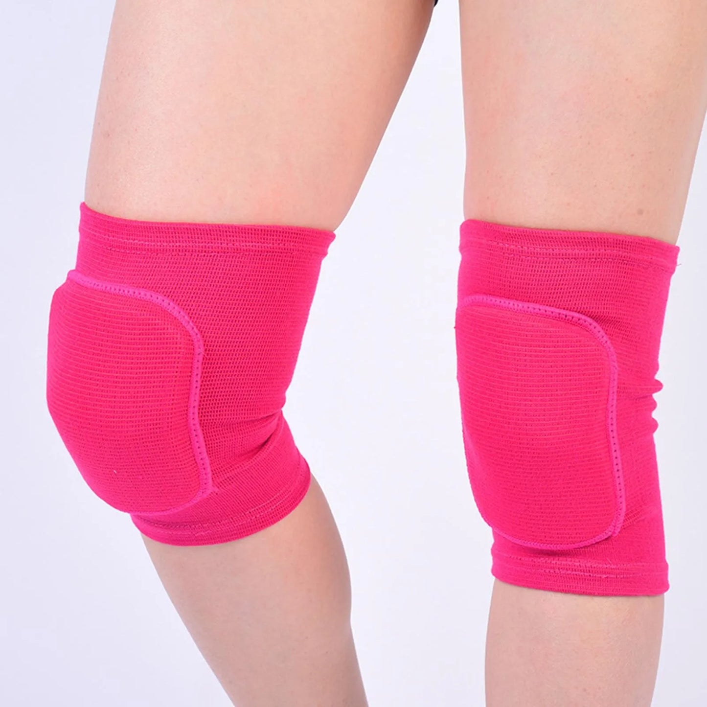 2pcs Sports Compression Knee Pads Elastic Knee Protector Thickened Sponge Knee Brace Support for Dancing Workout Training