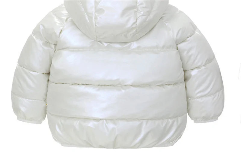 Autumn Winter Baby Girls Boys Jacket Children Cute Ears Hooded Down Coat Toddler Long Sleeve Clothes Kids Windproof Outerwear