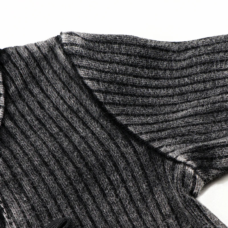 2024 ribbed black washed sets with string winter clothes dress for girls childhood shirts and baby pants black tired dresses