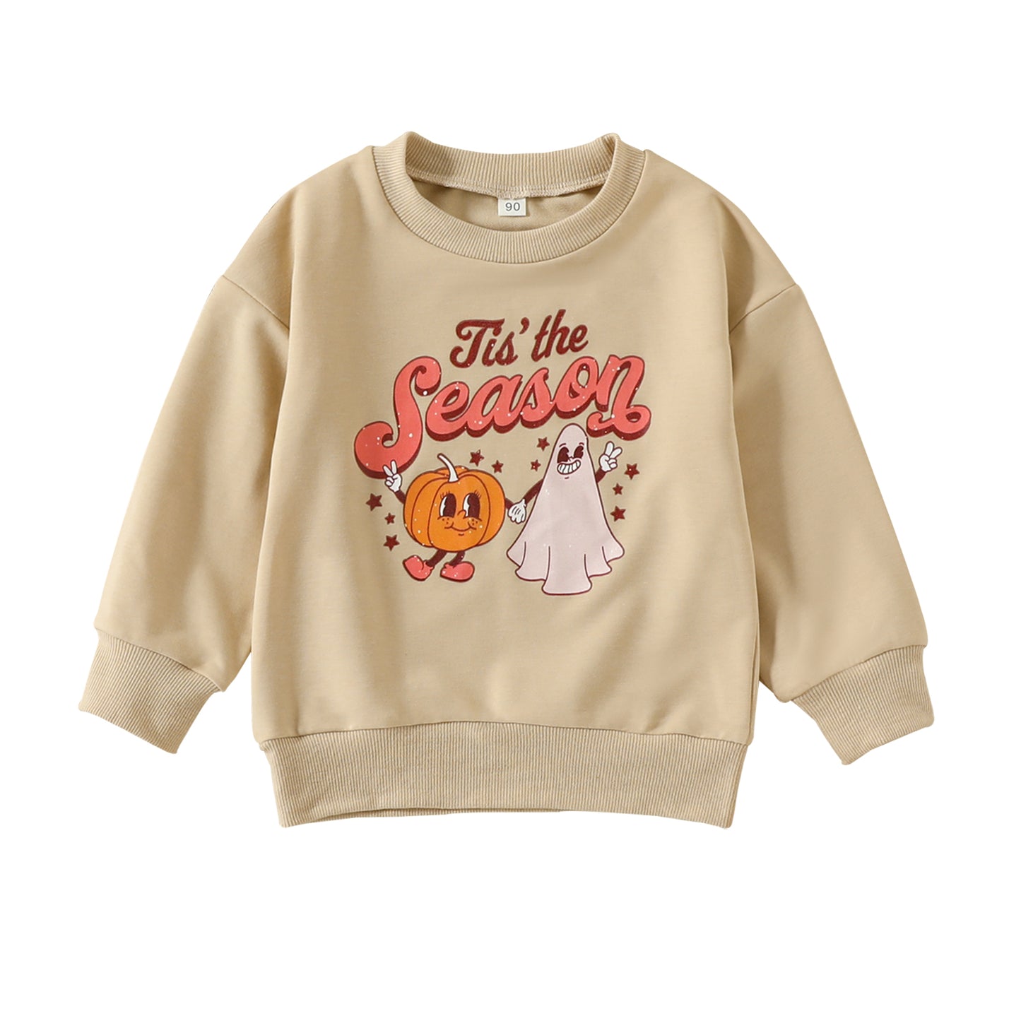 2022-08-30 Lioraitiin 0-5Years Toddler Baby Girl Boy Autumn Halloween Clothing Long Sleeve Cartoon Pumpkin Printed Sweatshirt
