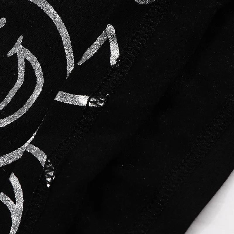 AA-kids boy summer spring fashion clothes 2pcs set cotton long sleeve and short sleeve 2pcs clothes set smile print black set