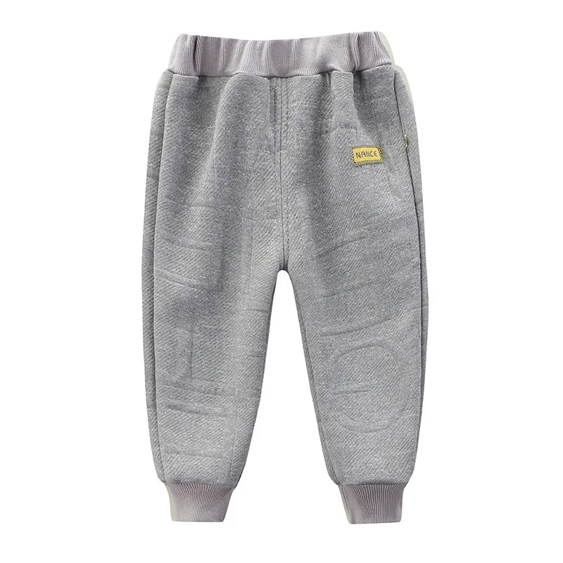 Children Sweatpants for Boys Girls Autumn Winter Thick Casual Pants Girl Student Loose Sports Pants Kawaii Letter Kids Trousers