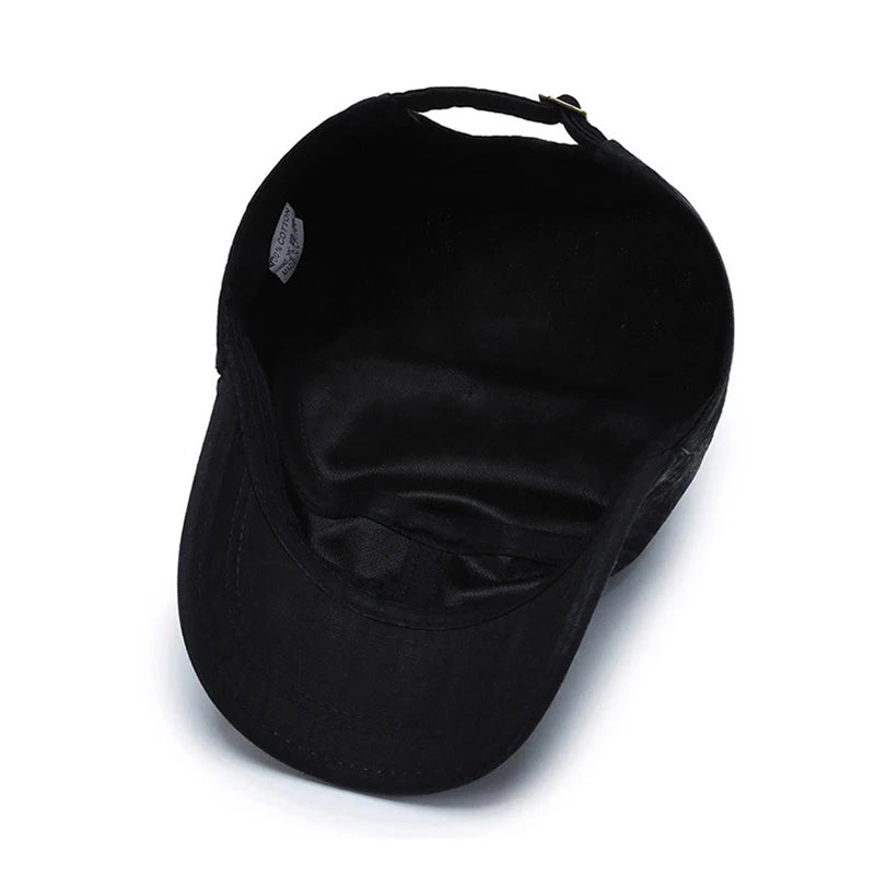 2023 New Men Women Army Hat Washed Cotton Military Hats Cadet Style Cambat Caps Adjustable Flat Top Cap Spring Summer Sun Hat