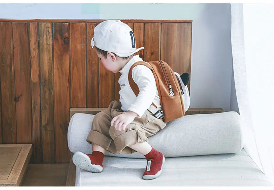 Baby Sock Shoes Anti Slip Toddler First Walking Shoe Child Infant Floor Booties Newborn Rubber Sole Indoor Slippers for Boy Girl