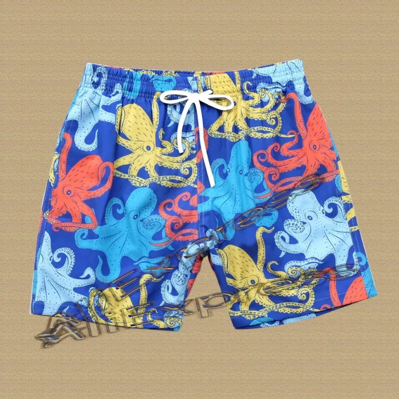 Summer Bermuda Masculina Men'S Beach Surfing Sports Trunks Quick Drying Loose Wear Casual Shorts Sports Gym Shorts Board Shorts