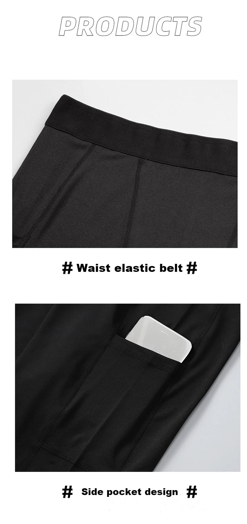 Compression Shorts Men Fitness Leggings Short Pants Sportswear Men Solid Bodybuilding Training Tights Shorts Men Running Shorts