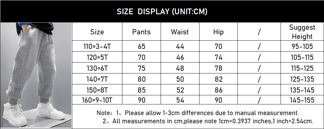 Spring Autumn Casual Boys Pants Loose Striped Pattern Long Style Trousers For Kids Teenage Children Sport Clothes 3-10 Years