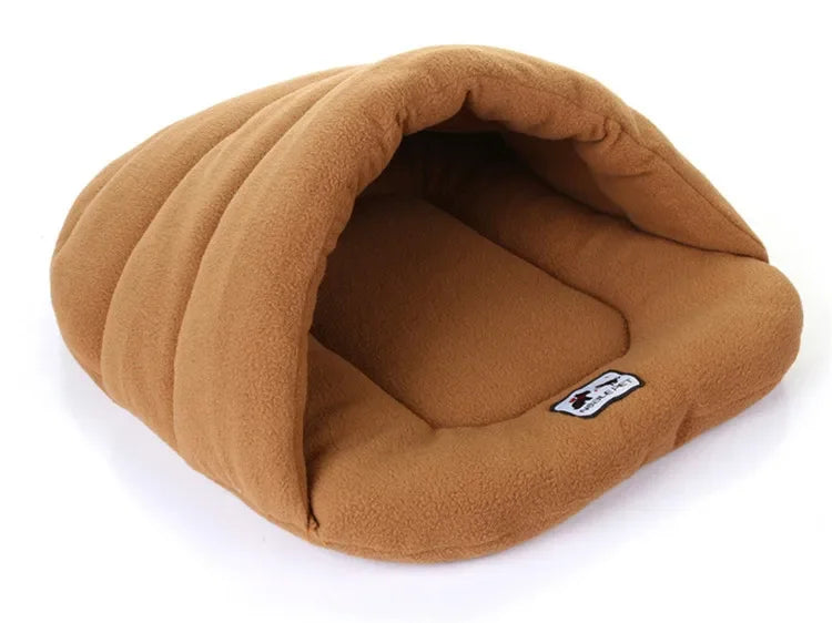 Winter warm slipper shape pet cushion house dog bed dog house soft comfortable cat dog bed house high quality products
